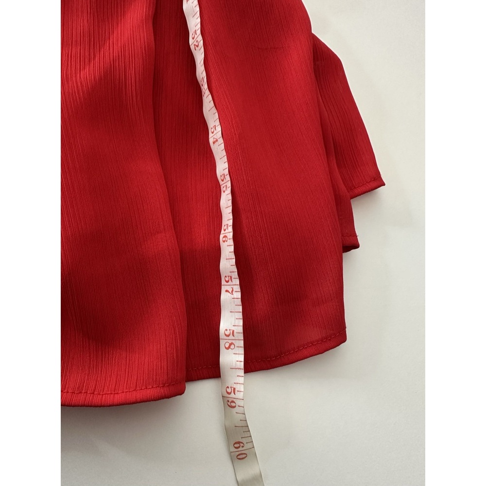 Flying Tomato Anthropologie Maxi Dress Women Large Red Flowy Summer Party Formal - Picture 6 of 9